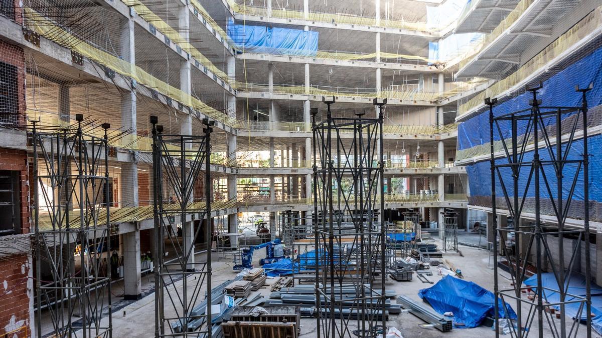 Las obras de la Ciudad de la Justicia avanzan en Alicante y concentran la mayor parte del presupuesto autonómico para este año