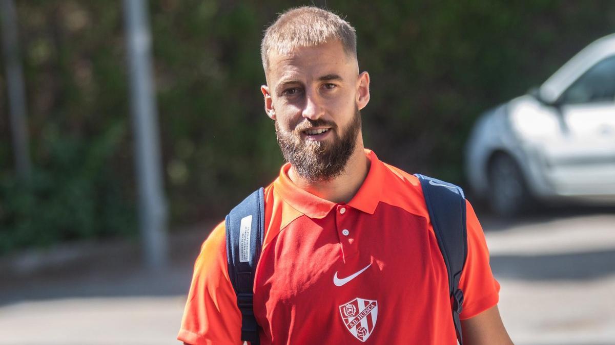 Jorge Pulido, capitán de la SD Huesca