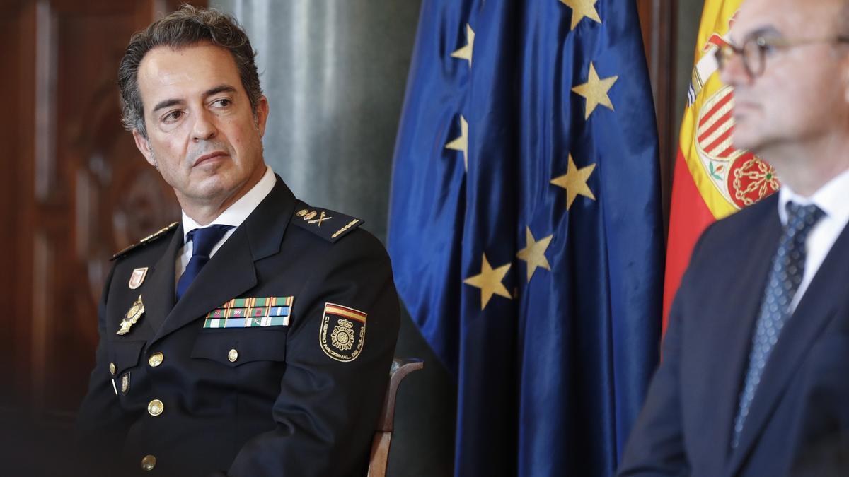 El nuevo comisario general de la Policía Nacional en Canarias Jesús María Gómez Martín.