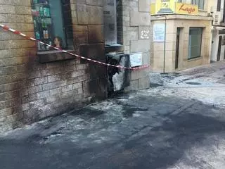 Localizan al presunto autor de la quema de contenedores en dos zonas del centro de Plasencia