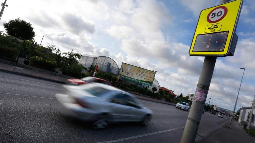 Un control de velocidad en Avilés