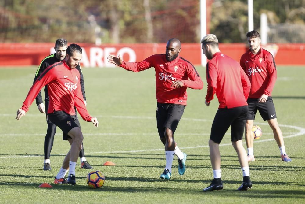 Entrenamiento del Sporting