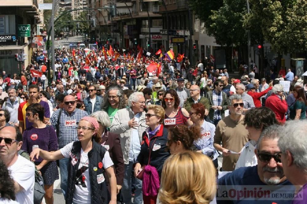 Manifestación del 1 de mayo en Murcia