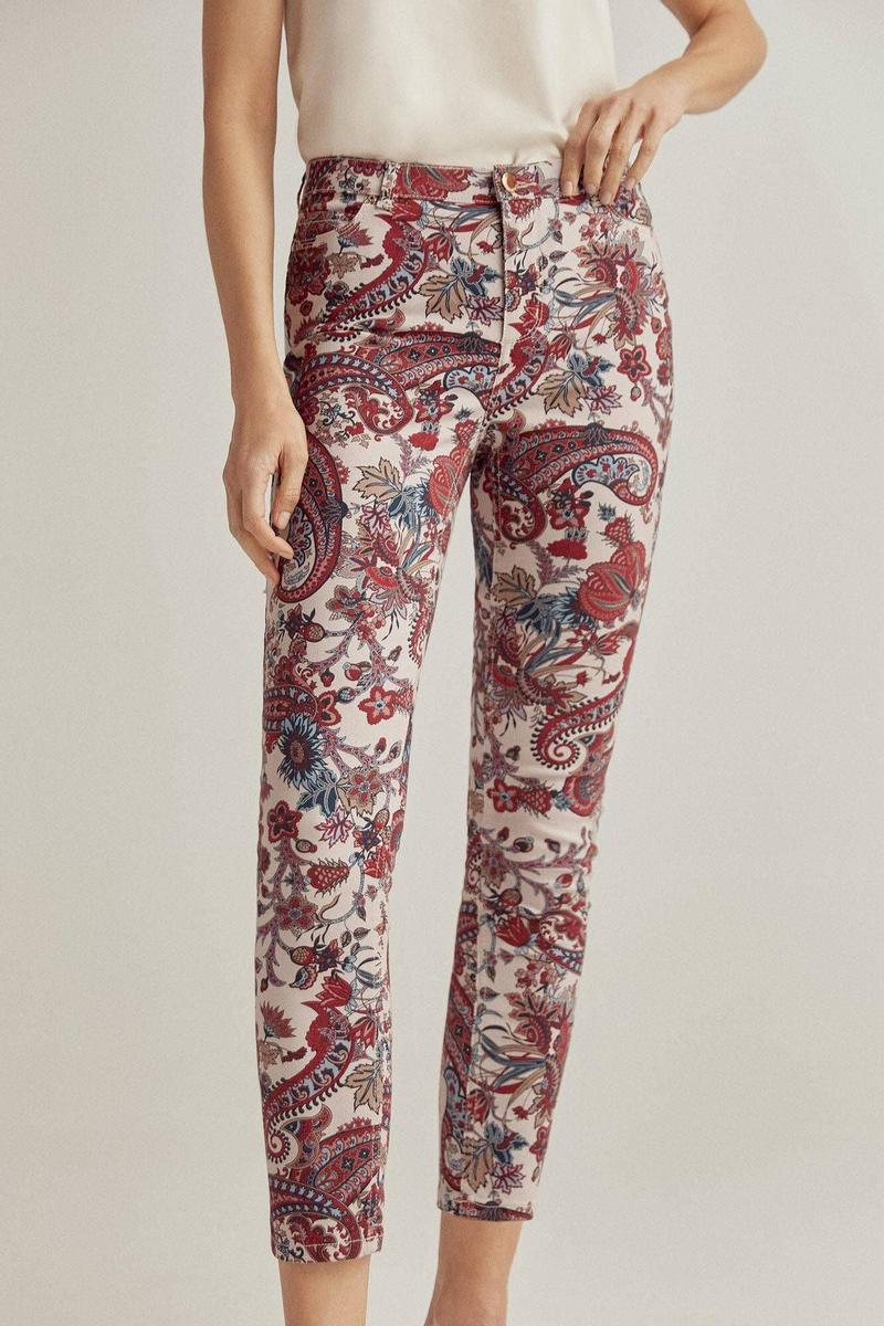 Pantalón push up estampado de Pedro del Hierro