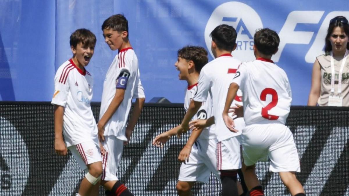 El Sub-12 del Sevilla es un equipo muy competitivo