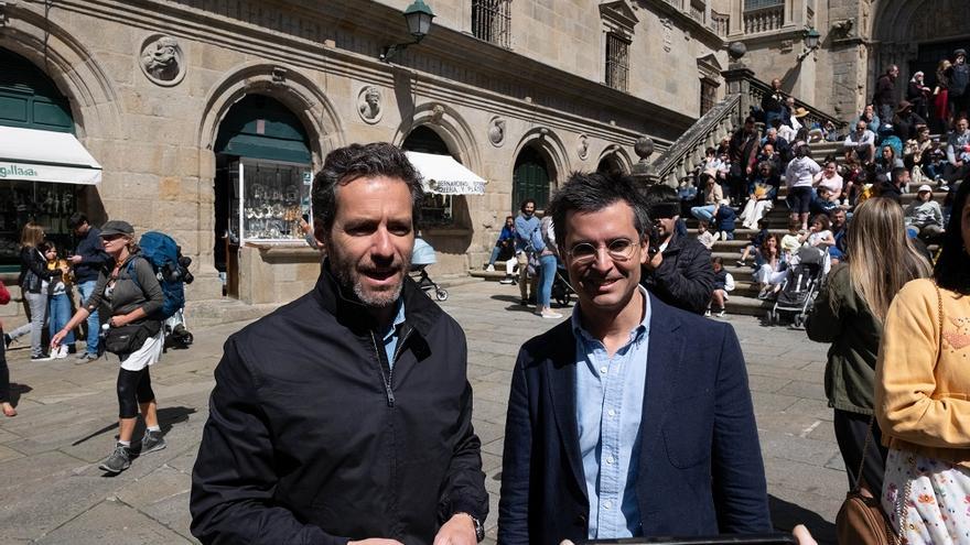 El portavoz del PP, Borja Sémper, ha apoyado durante este jueves al candidato a la Alcaldía Borja Verea