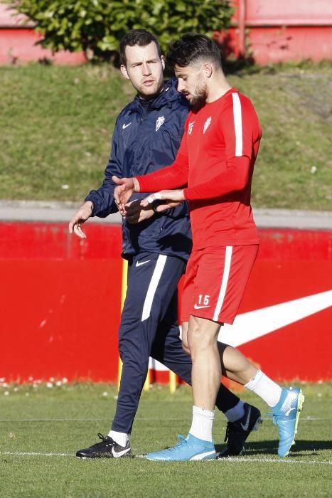 Entrenamiento del Sporting