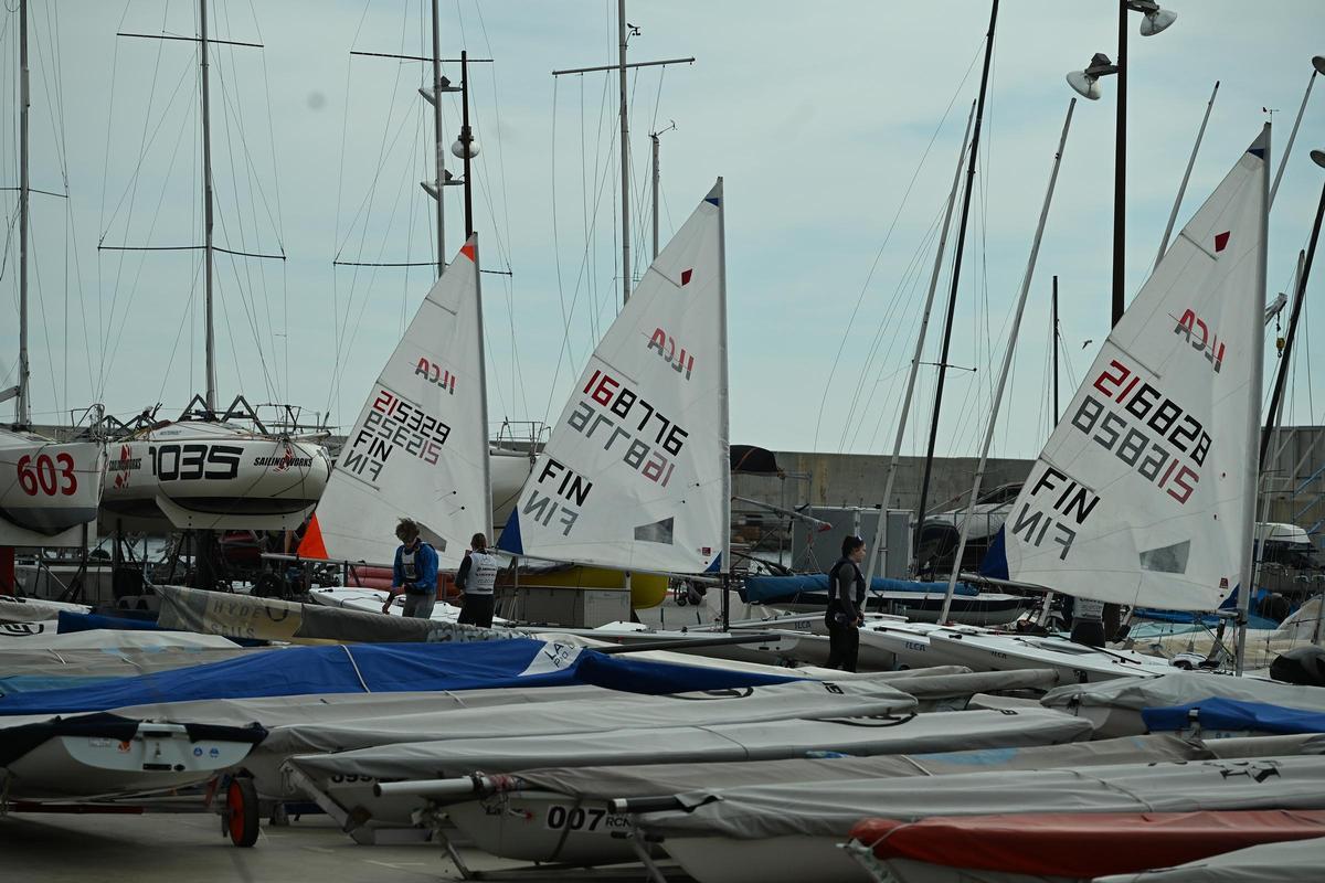 Actividad en el Barcelona International Sailing Center del Fòrum, tras la presentación de los nuevos proyectos en los que trabajan conjuntamente la Fundació Barcelona Capital Nàutica y la Federació Catalana de Vela.