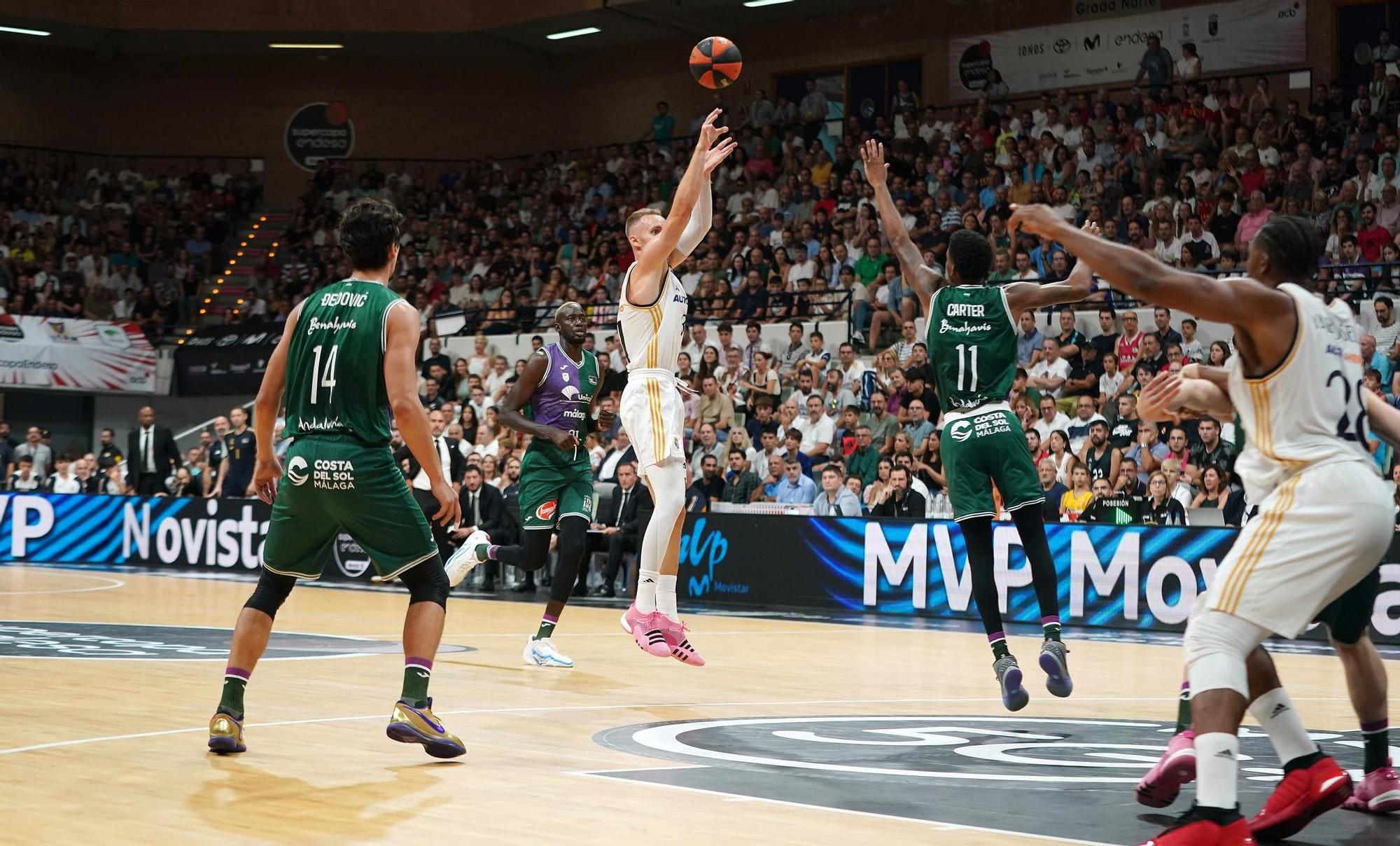 Unicaja - Madrid, final de la Supercopa Endesa 2023