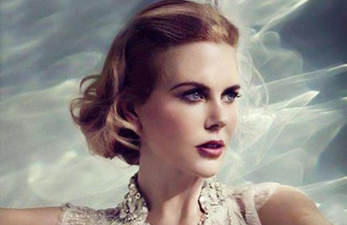 Nicole Kidman caracterizada como Grace Kelly