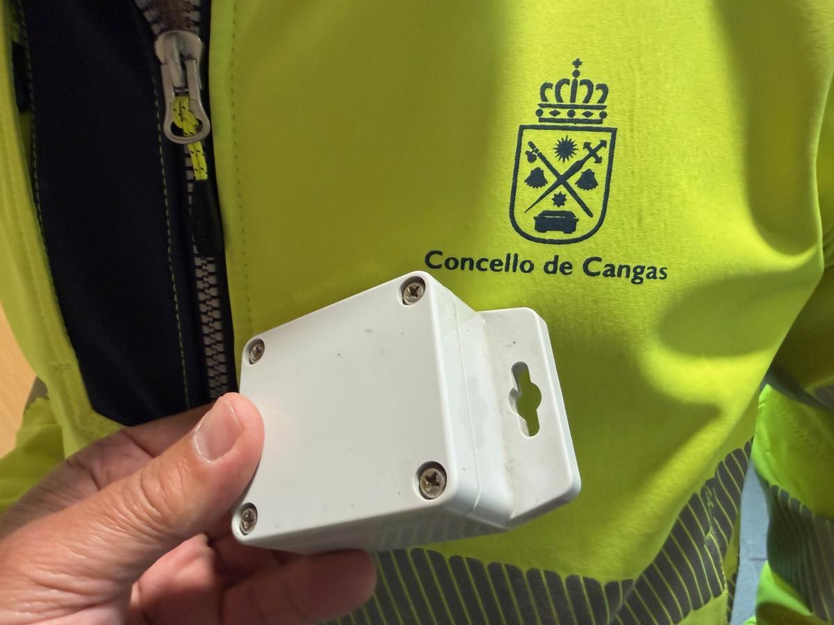 Uno de los "beacons" que activa las aplicaciones de los teléfonos móviles.