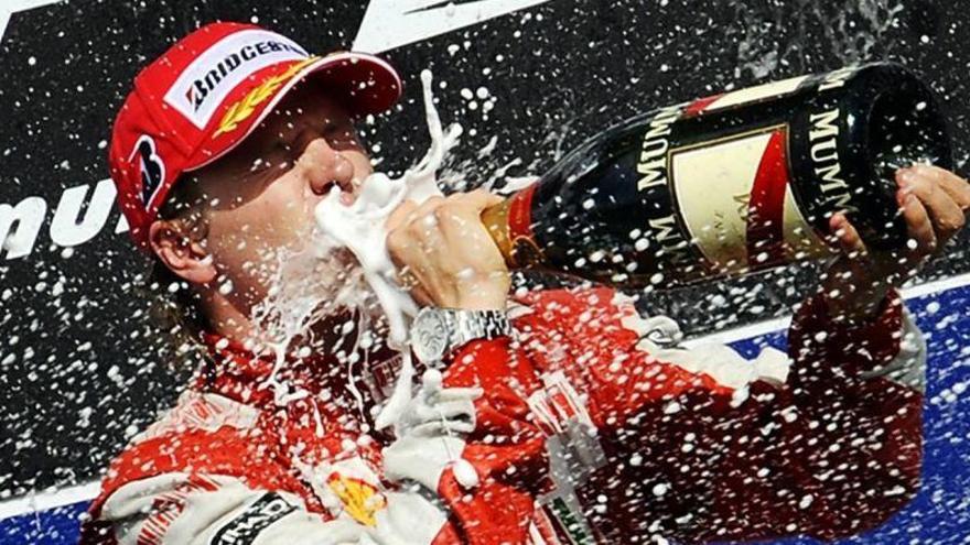 Raikkonen, 14 días borracho entre Baréin y Barcelona