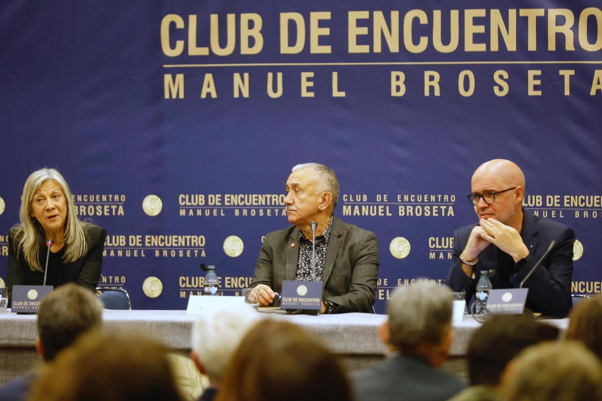 Amparo Matíes, Pepe Álvarez y Unai Sordo.