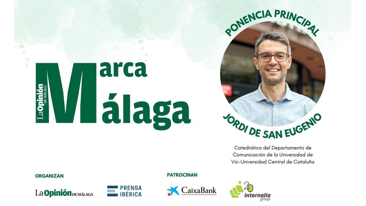 Cartel de presentación de Marca Málaga