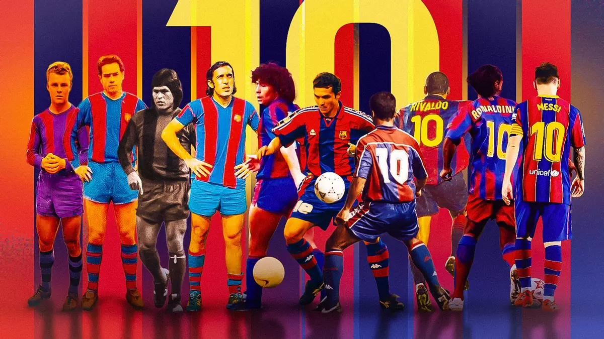 El reto de Lamine Yamal: Estos son los '10' más icónicos de la historia del Barça