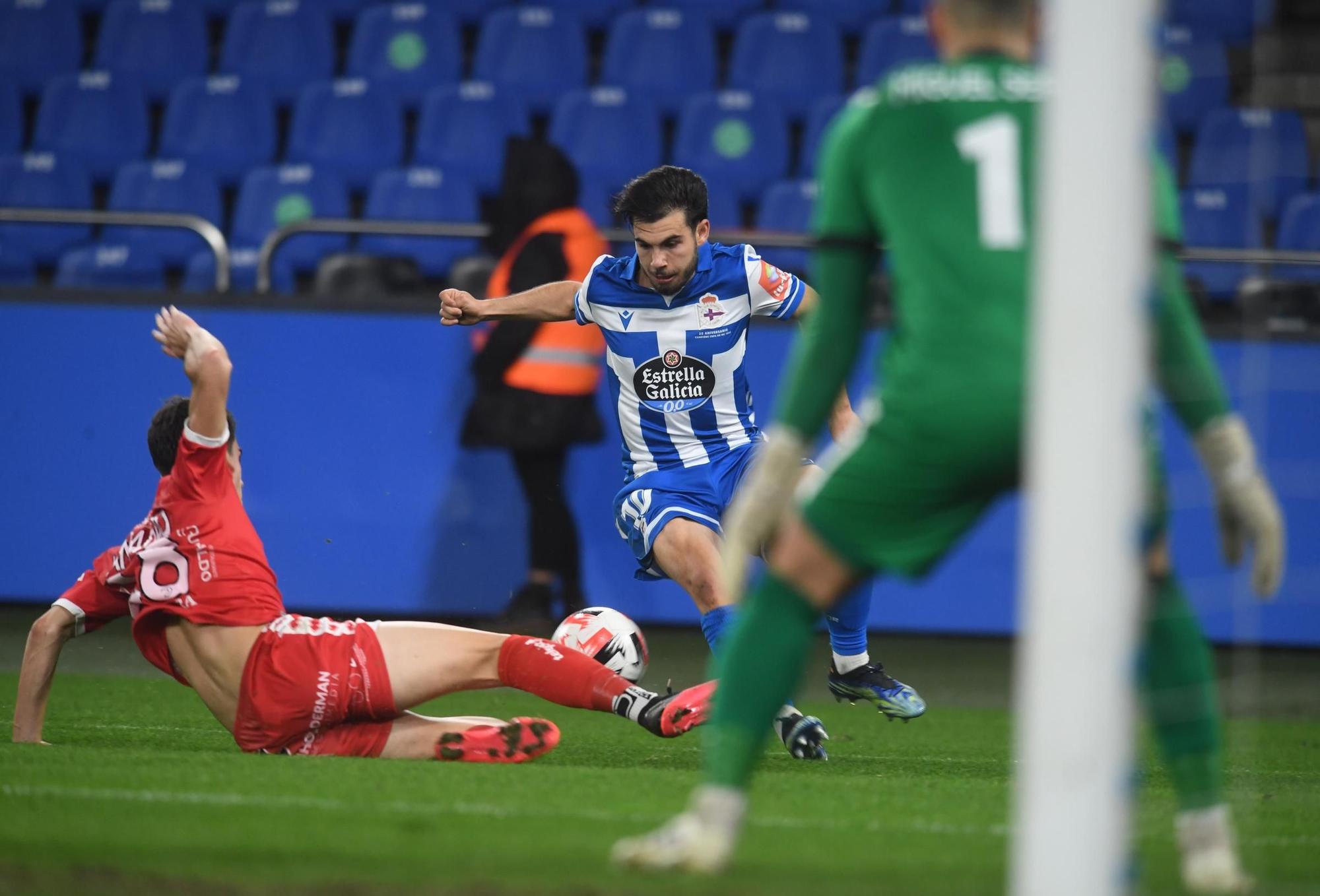 El Dépor empata ante Unionistas en Riazor