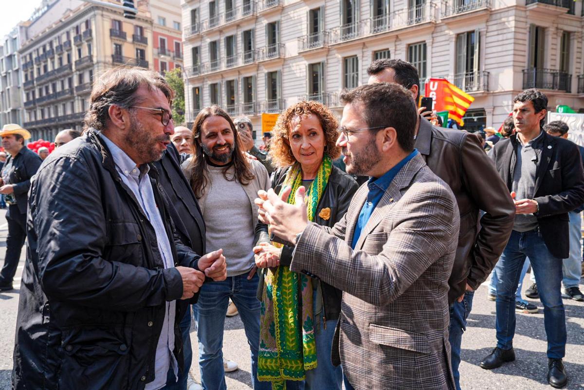 Celebración del 1 de Mayo en Barcelona