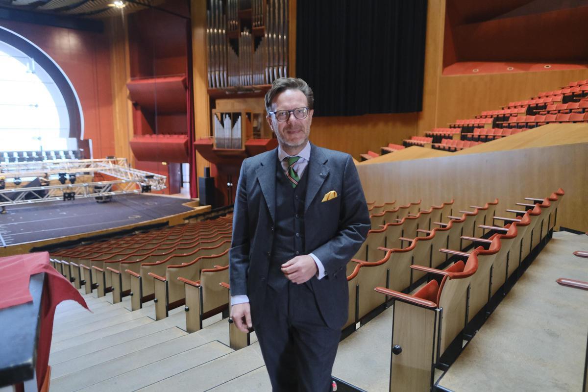 Tilman Kuttenkeuler, en el Auditorio Alfredo Kraus.