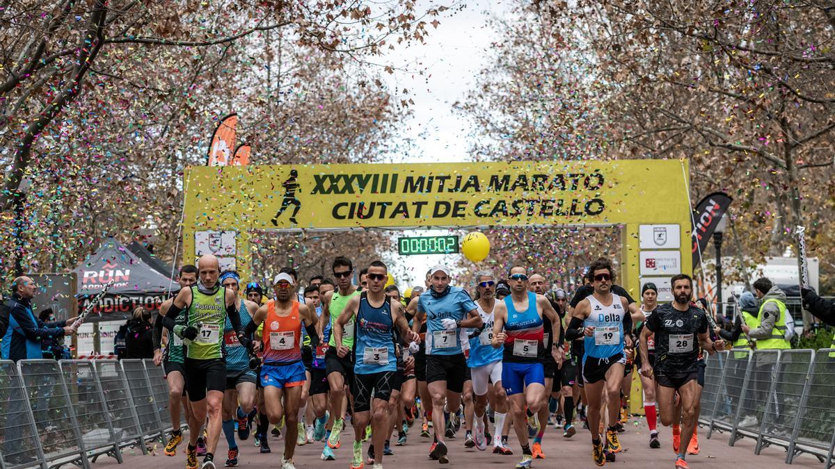 Salida de la Mitja Marató de Castelló