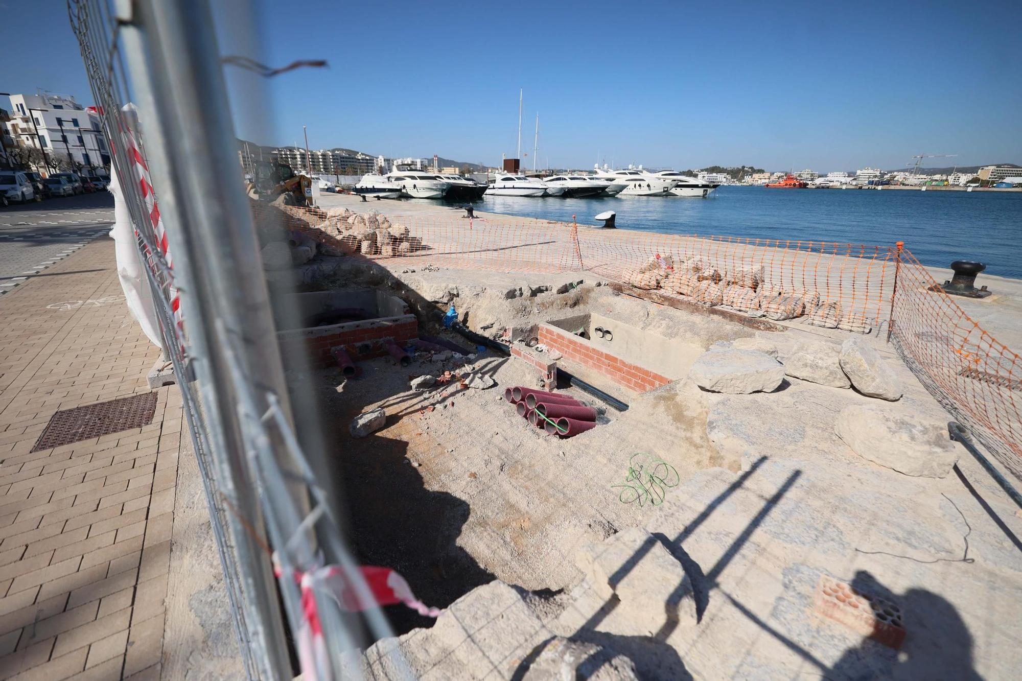 Galería: Obras en el Puerto de Ibiza