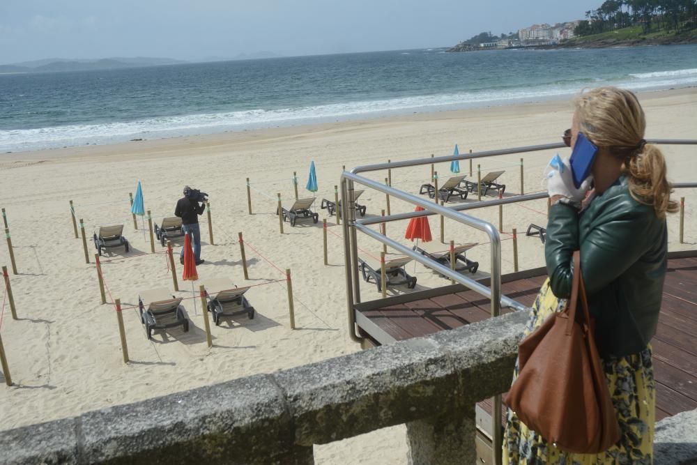 Así se organizará Silgar, la primera playa antiCovid-19 de Galicia