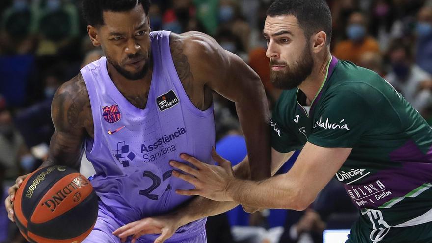 73-75. El Barça sobrevive a una gran reacción final del Unicaja