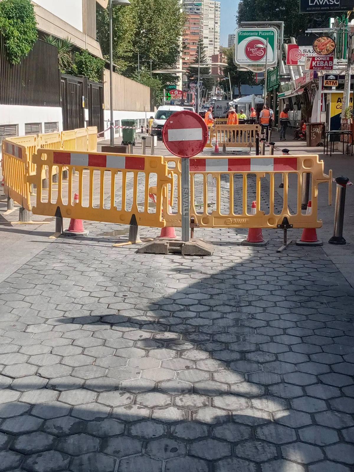 Fotografía tomada por la Plataforma Benidorm Más el pasado lunes.