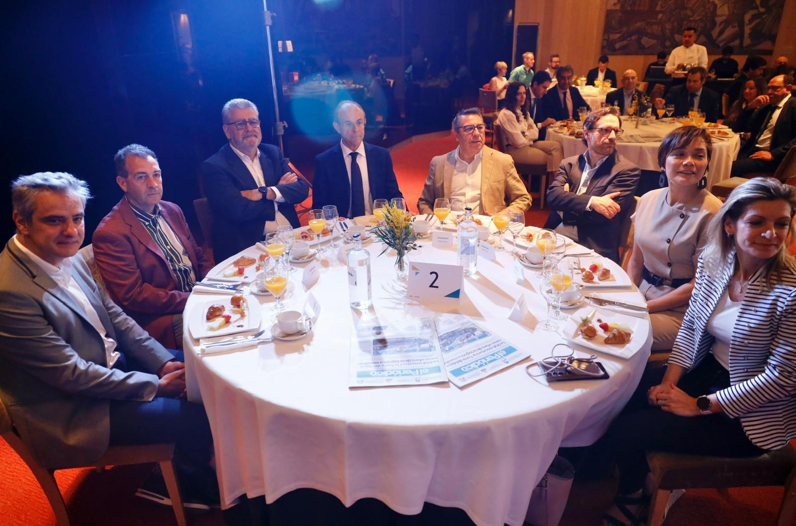 Natalia Chueca, en los Desayunos-Coloquios de EL PERIÓDICO DE ARAGÓN