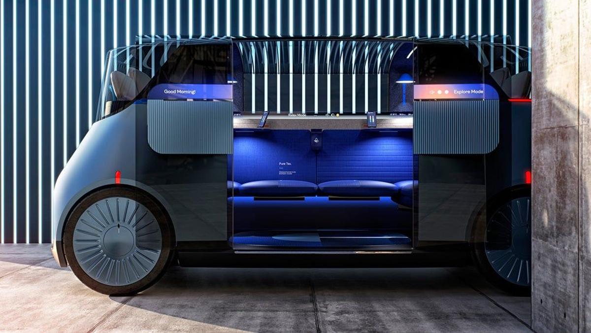 Nuevo coche eléctrico autónomo Londres Priestman Goode