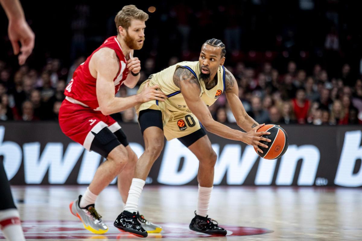 Kevin Punter, uno de los destacados en el duelo ante Olympiacos
