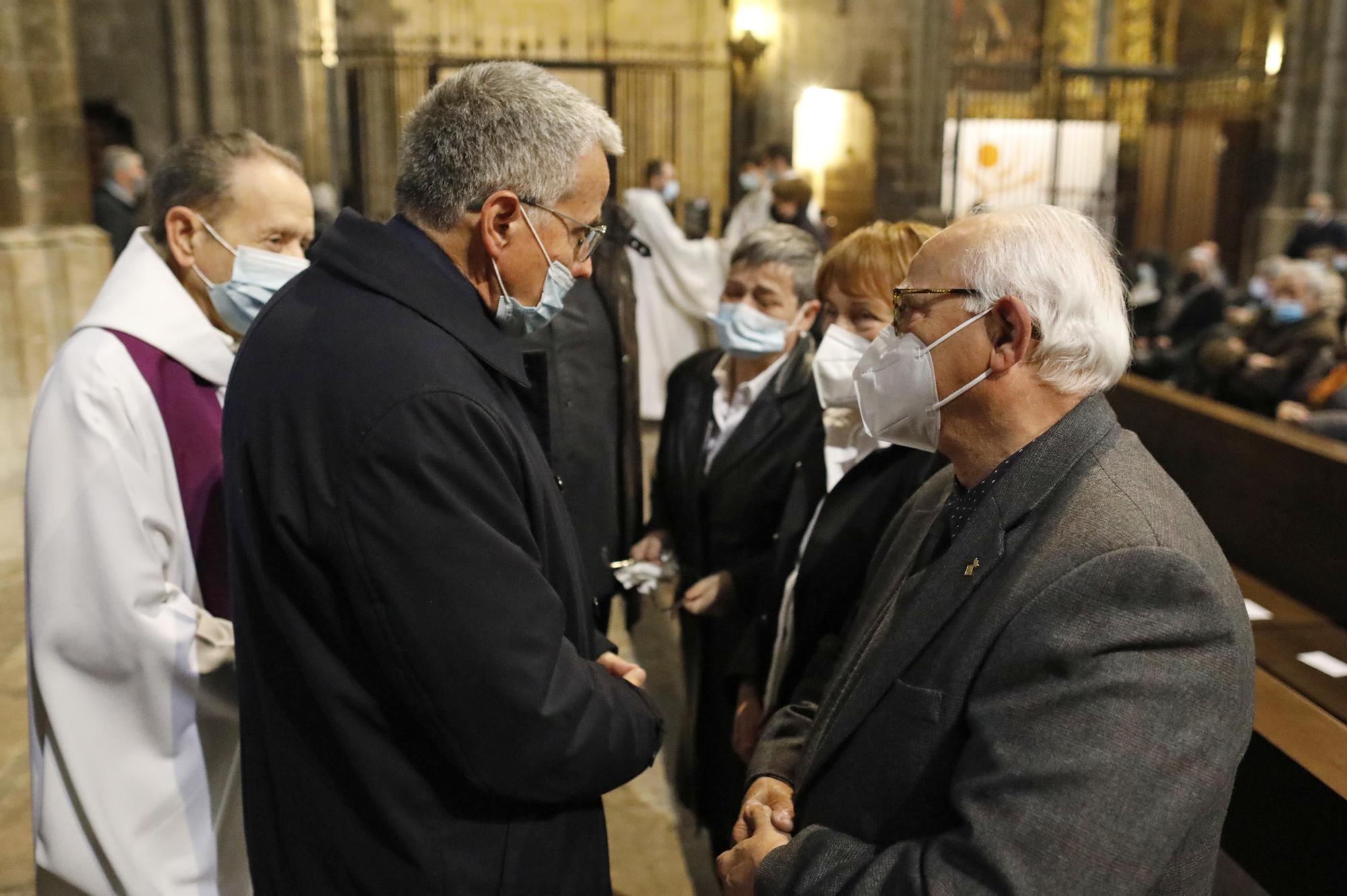 La Catedral de Girona s'omple per acomiadar Francesc Pardo