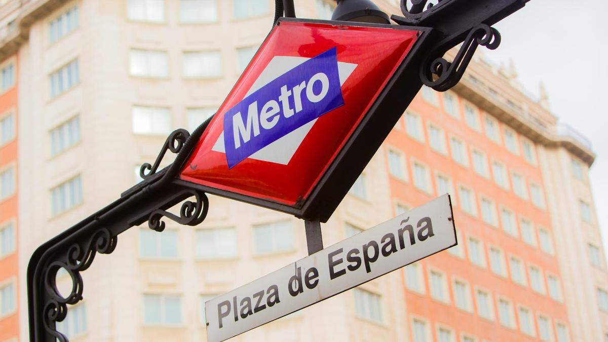 Imagen de archivo de la estación de Metro de Plaza de España, en Madrid