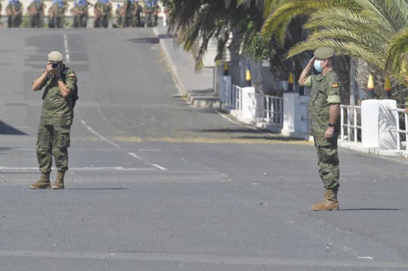 Despedida a militares que parten a Beirut en misión de Paz