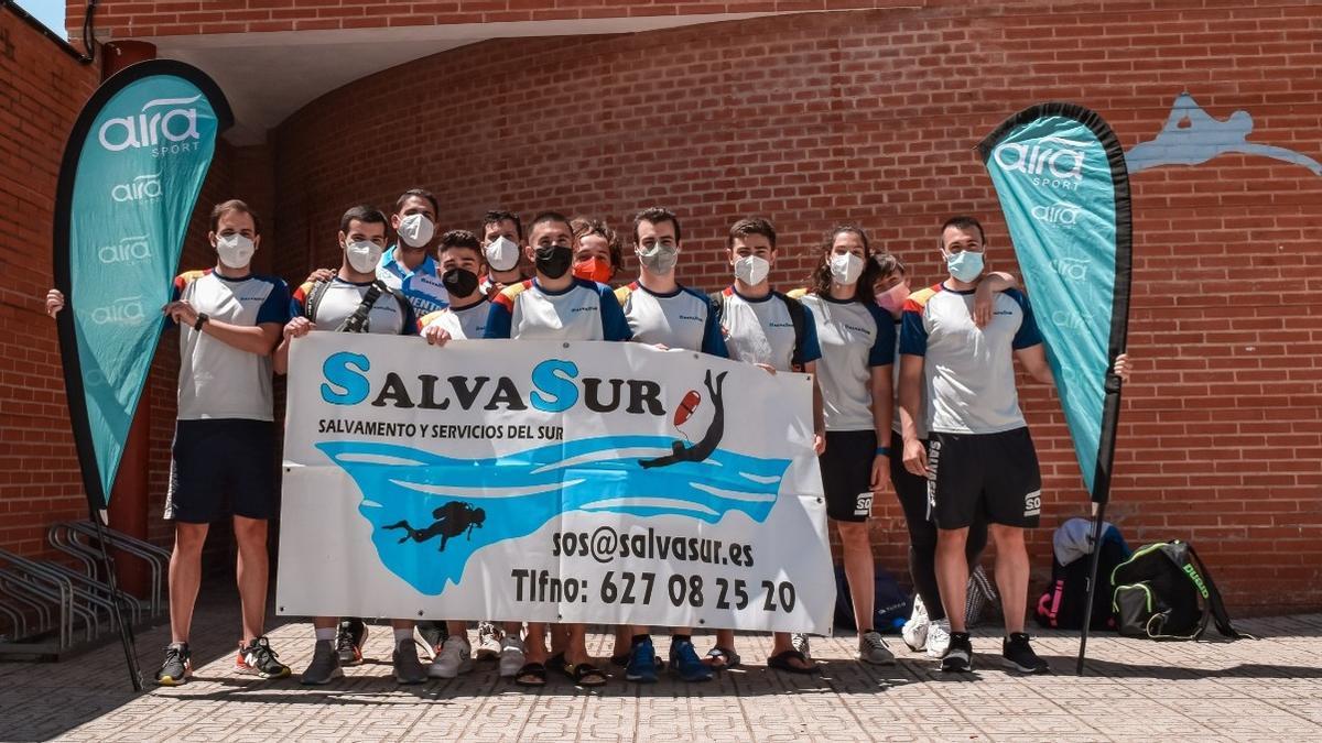 Participantes del club Salvasur en el Trofeo Ciudad de Almendralejo.