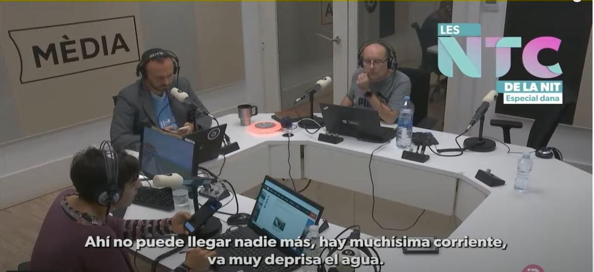 Un momento del programa de aquella noche.