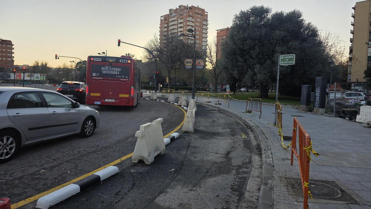 Carril bici en San Vicente Mártir