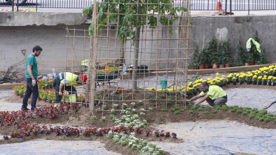 Un dels projectes florals.