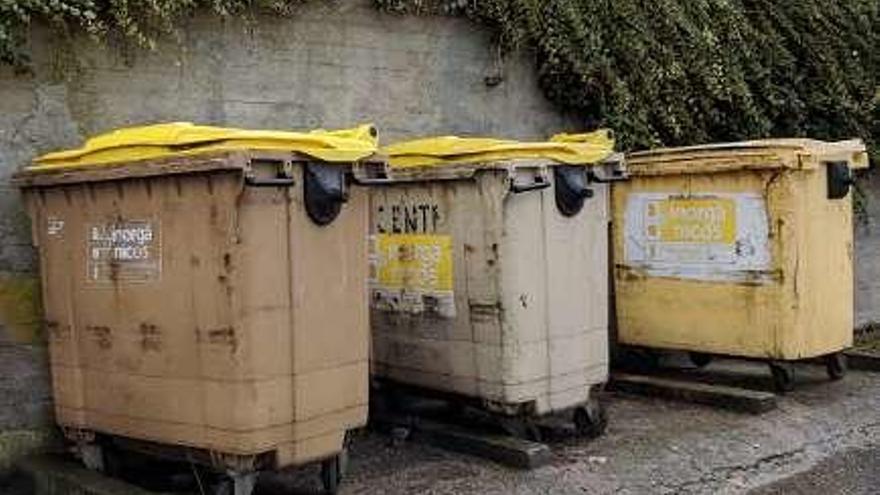 Contenedores ubicados en Pastoriza.