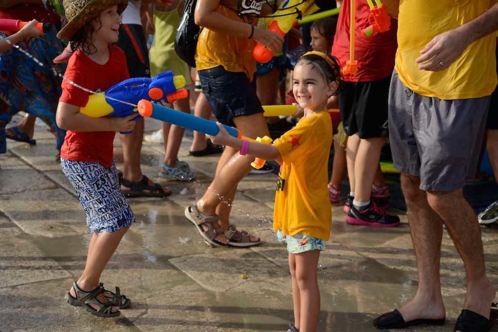 Wasserschlacht Canamunt y Canavall in Palma.