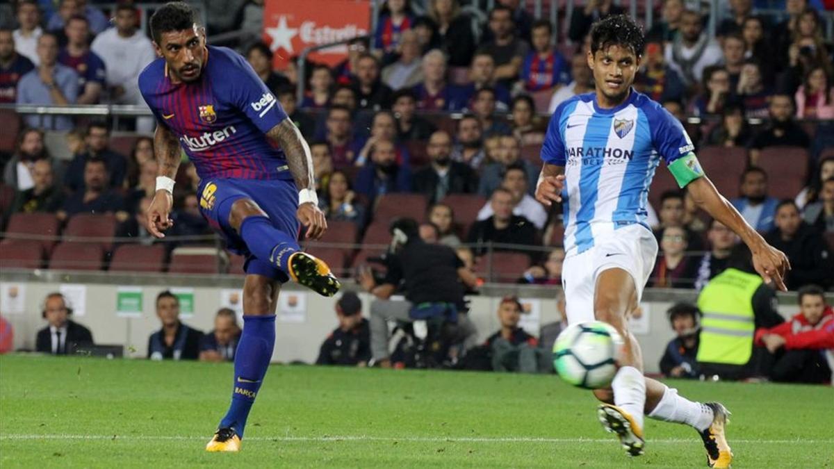 El FC Barcelona ganó al Málaga (2-0) en la primera vuelta