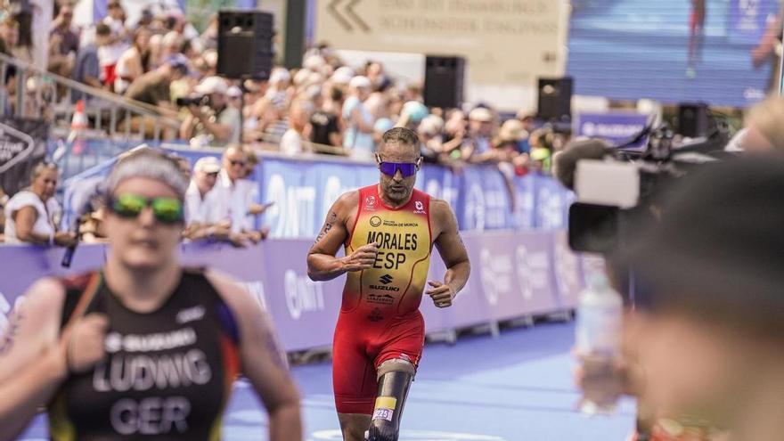 El lanzaroteño Lionel Morales sube al podio en la Serie Mundial de Paratriatlón de Hamburgo