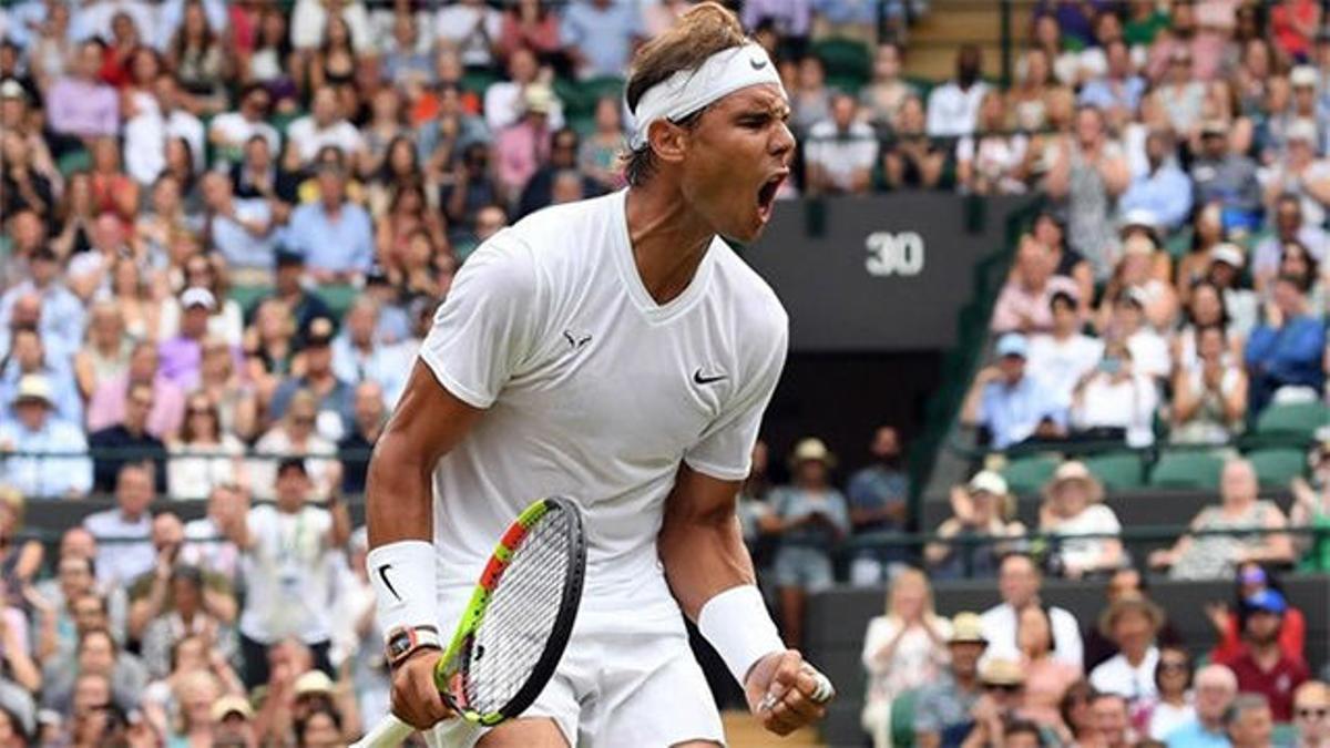Nadal, a semifinales de Wimbledon y contra Roger Federer