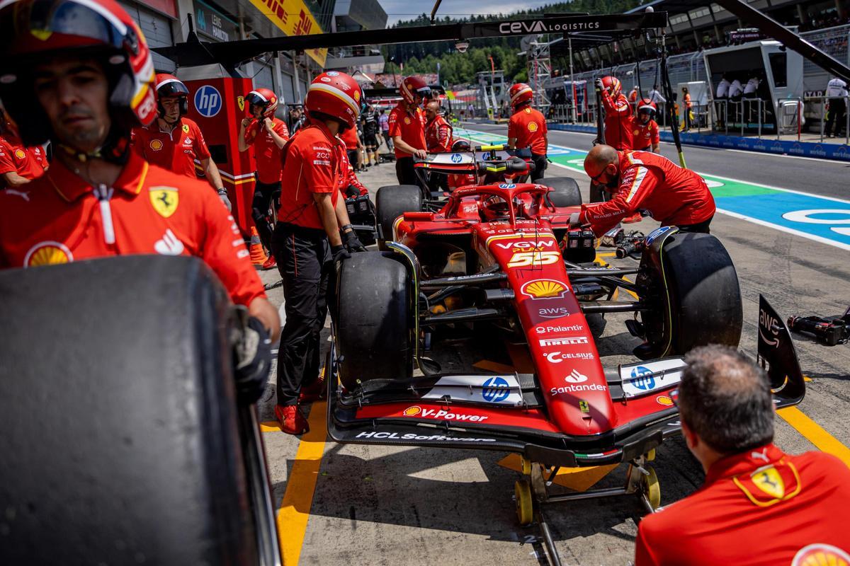 Sainz, durante el GP de Austria de F1