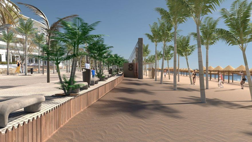 Haben die noch alle Latten am Zaun? Das soll aus dem Mäuerchen an der Playa de Palma werden