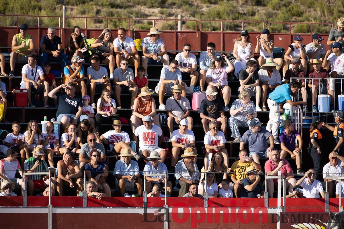 Segunda novillada de la Feria del Arroz en Calasparra (José Rojo, Pedro Gallego y Diego García)