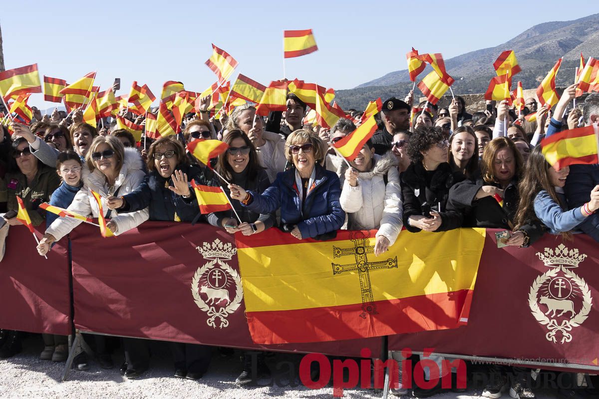 Visita de los reyes de España a Caravaca (explanada de la Basílica)