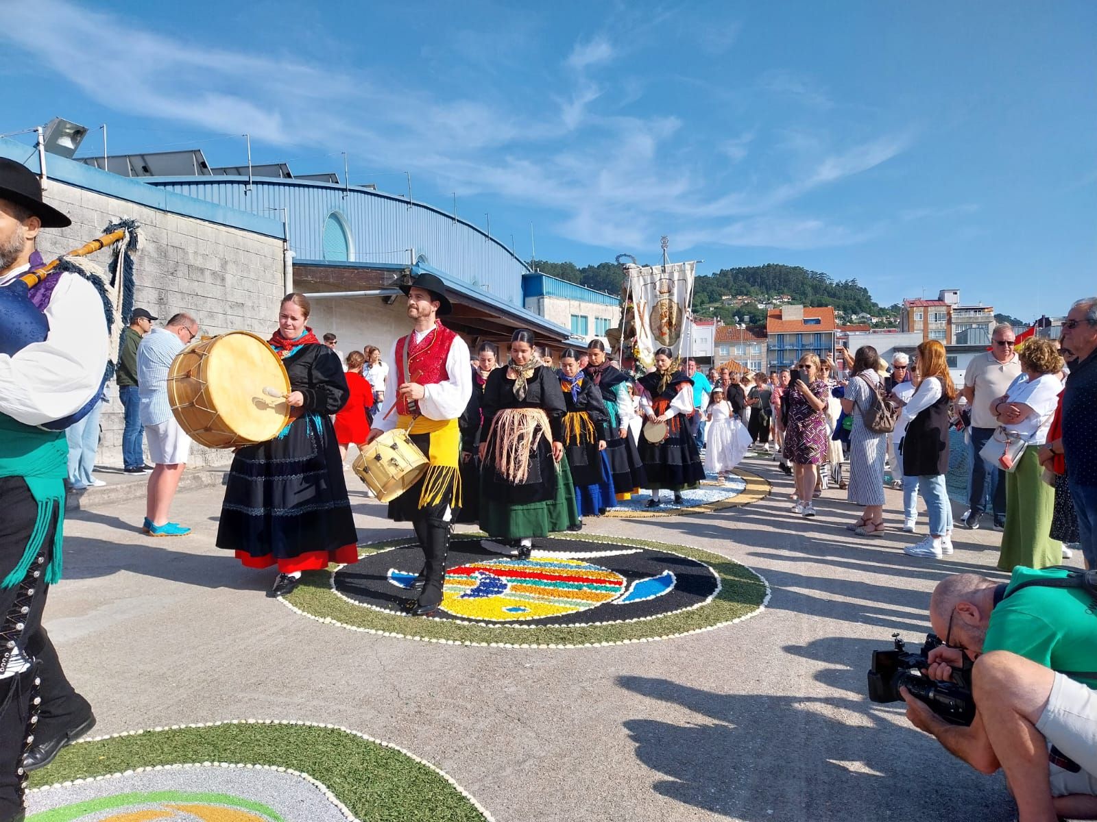 Las celebraciones en honor a la Virgen del Carmen en O Morrazo. La procesión en Bueu