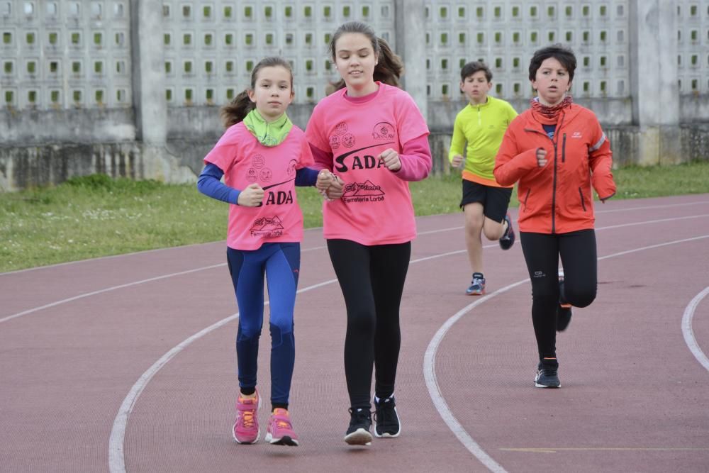 El equipo de la ONCE del Club de Atletismo de Sada