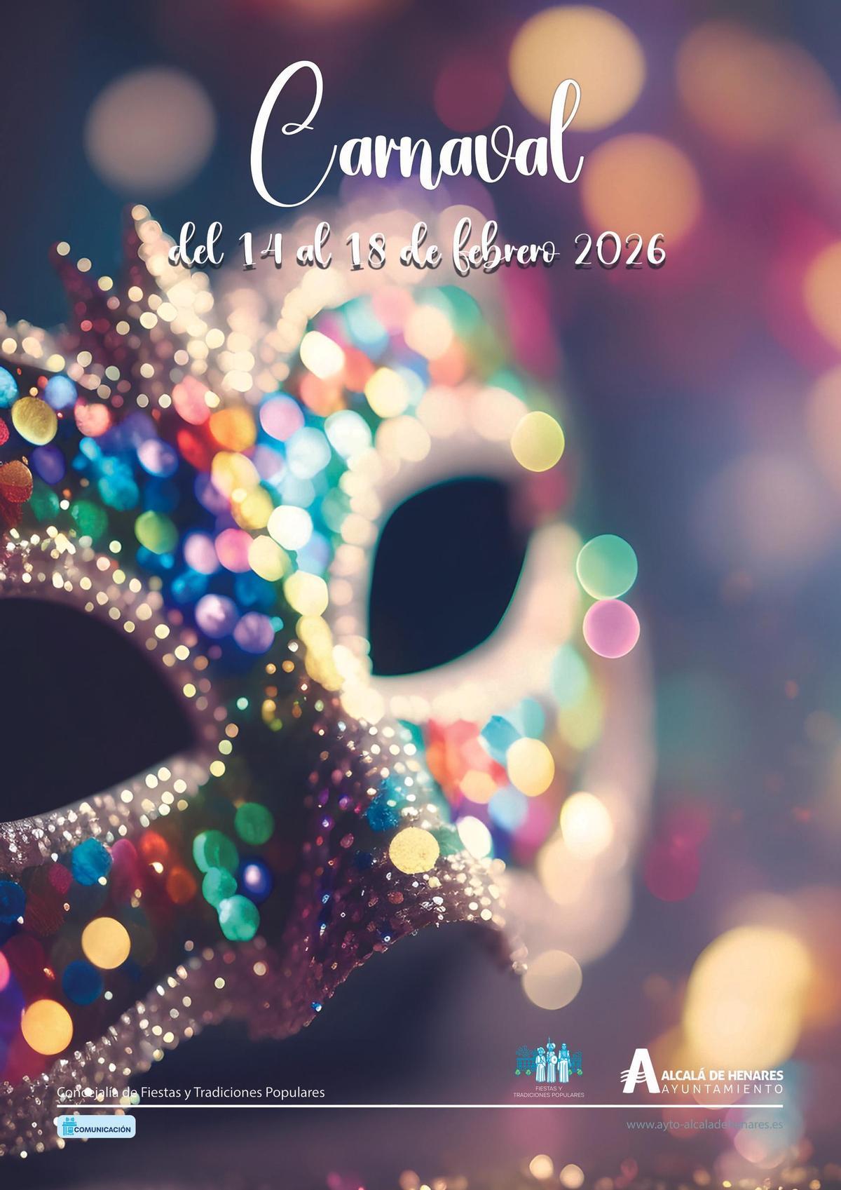 Cartel Carnaval 2026 Alcalá de Henares