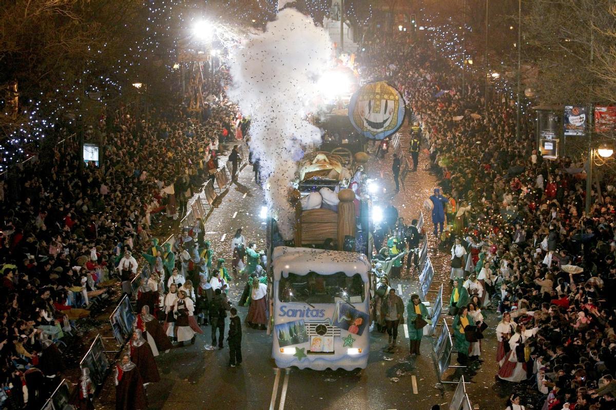 Una imagen de la Cabalgata de Reyes Magos en Madrid.